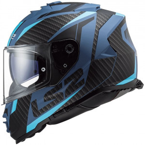 Kiiver LS2 FF800 Storm Racer Blue Carbon / S & 2XL