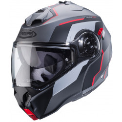 Avatav kiiver Caberg Duke EVO Grey/Black/Red