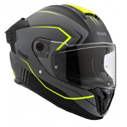 Kinnine kiiver Benelli Centro Stile Hall/Must/Fluo