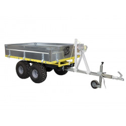 Kaheteljeline haagis IB Flatbed Dump Trailer